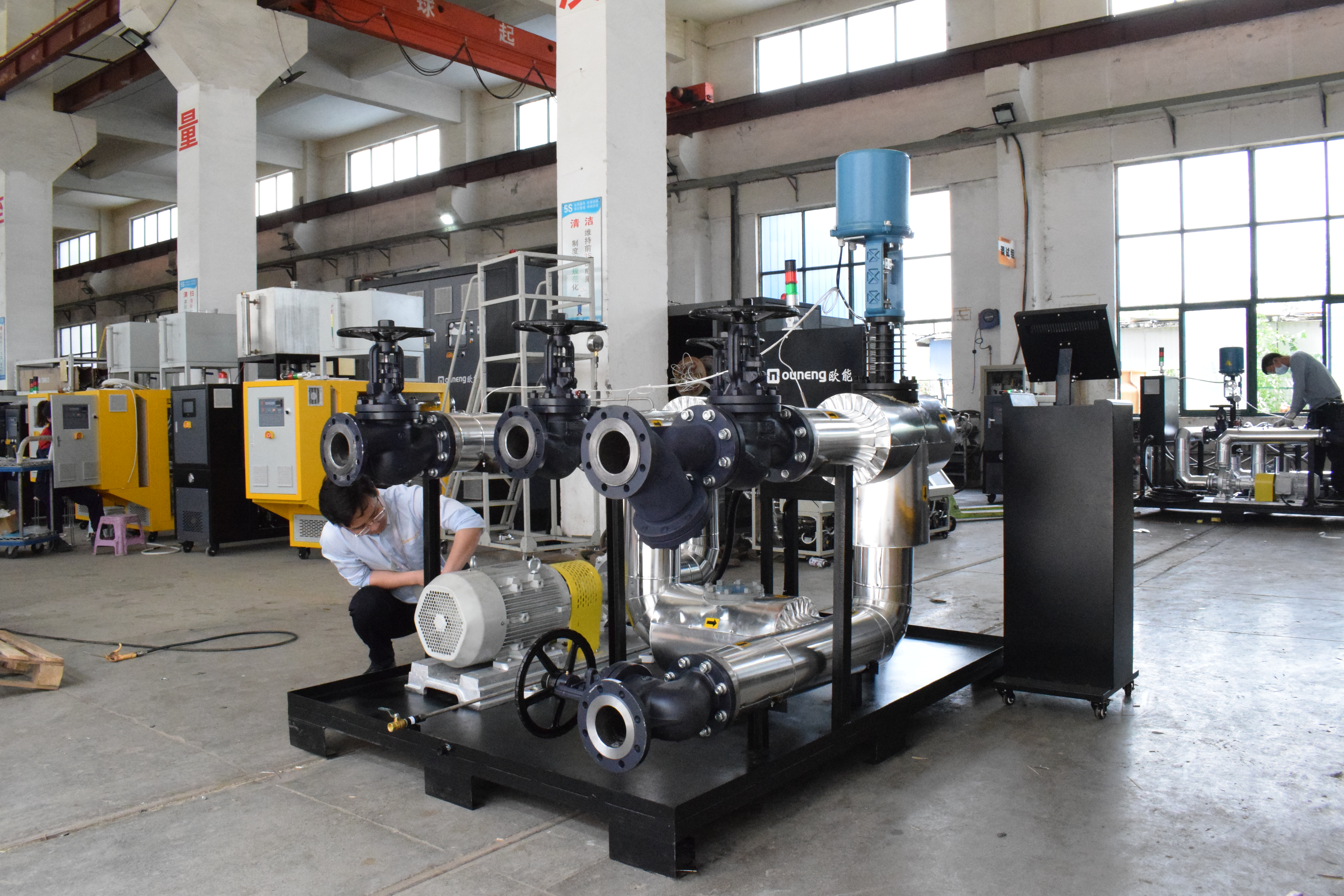 （导热油炉）撬块蒸汽换热机组的原理